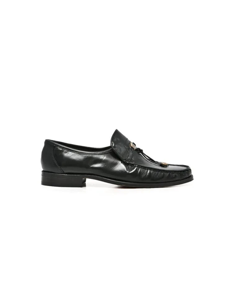 Crockett & Jones Men’s Evan Tassel Moccasin | Black