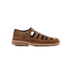Mens Grasshoppers, Leather Jasper, Casual Dark Brown Sandals