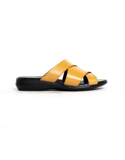 Ladies Young Klinik, Leather Toni, Casual Dark Tan Sandals