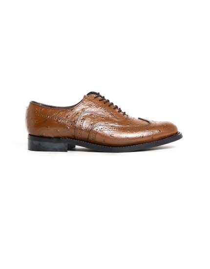 Mens Barker, Leather Ivan, Formal Tan Lace Up
