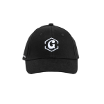 Mens Grasshoppers Casual Plain Logo Cap Black