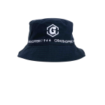 Mens Grasshoppers Casual Bucket Hat Navy