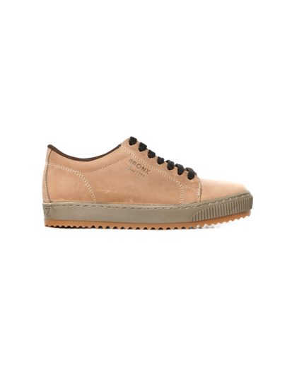 Mens Bronx, Leather Disco, Casual Putty Lace Up