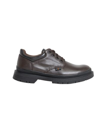 Mens Bronx, Leather Gage, Casual Brown Lace Up