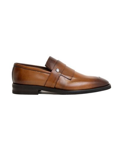 Mens C&J, Armani, Formal Tan Slip On