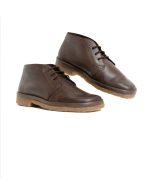 Unisex Grasshoppers, Leather Navada, Casual Brown Lace Up - Image 4