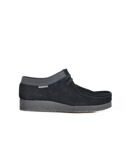 Mens Grasshoppers, Leather Denver, Casual Black Moccasins
