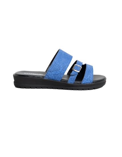 Ladies C-List, Leather Espirit, Casual Blue Sandals