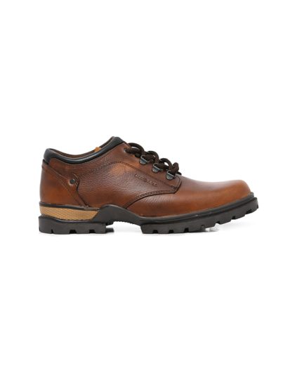 Mens Bronx, Leather Defender, Casual Oatmeal Lace Up