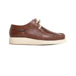 Mens Grasshoppers, Leather Trent, Casual Tan Moccasins