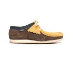 Mens Grasshoppers, Leather Buster, Casual Choc Brown Moccasins