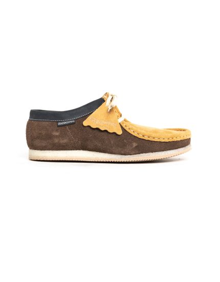 Mens Grasshoppers, Leather Buster, Casual Choc Brown Moccasins
