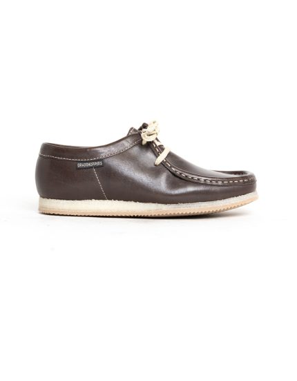 Ladies Grasshoppers, Hester, Casual Choc Brown Moccasins