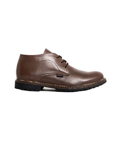 Mens Bronx, Leather Brixton, Casual Brown Boot