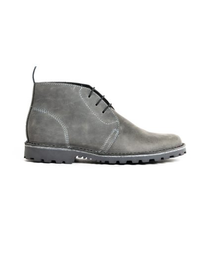 Mens Bronx, Leather Everett, Casual Charcoal Boot